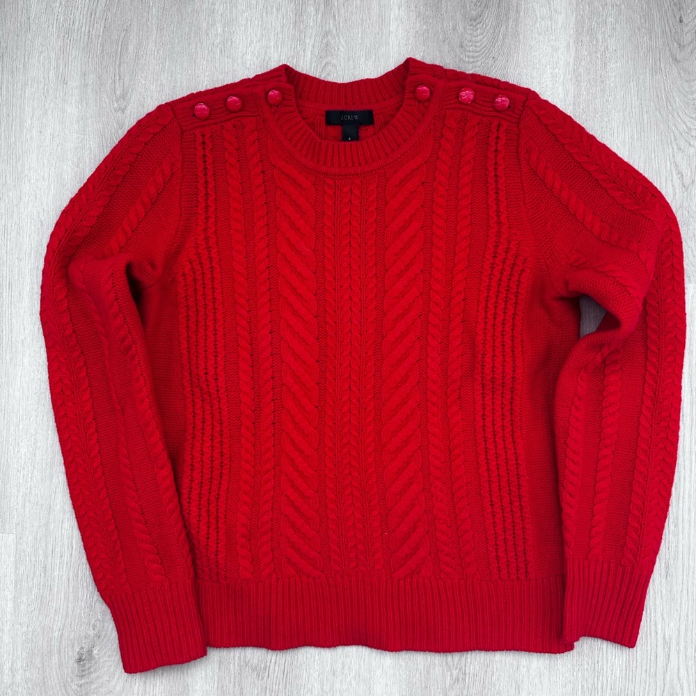 J. Crew Women's Perfect Cable Knit Sweater